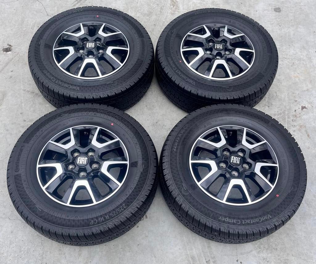 Originele nieuwe Fiat Ducato velgen all season banden 5x118, Auto-onderdelen, Banden en Velgen, Bestelwagen, 16 inch, Banden en Velgen