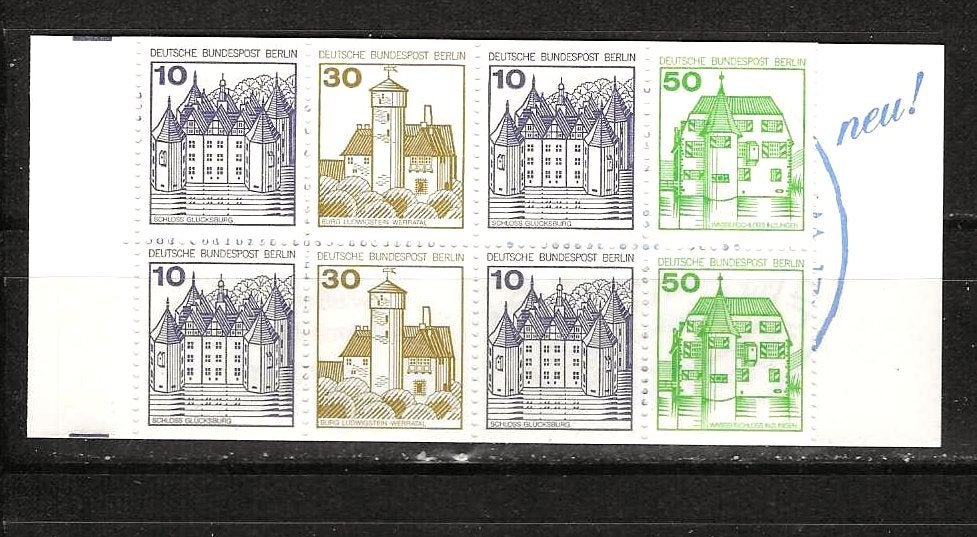 Berlin MH 11 f postfris, Ophalen of Verzenden, BRD, Postfris