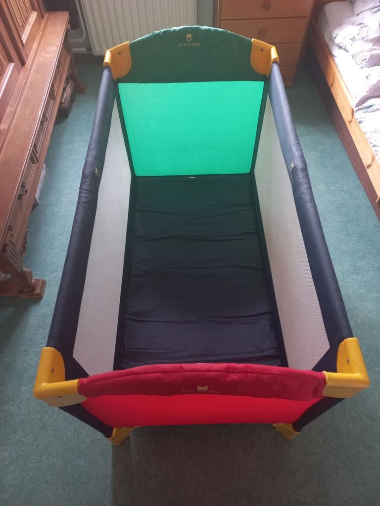 Baby camping/logeerbed, Hauck, Ophalen, Gebruikt, Minder dan 140 cm, Matras