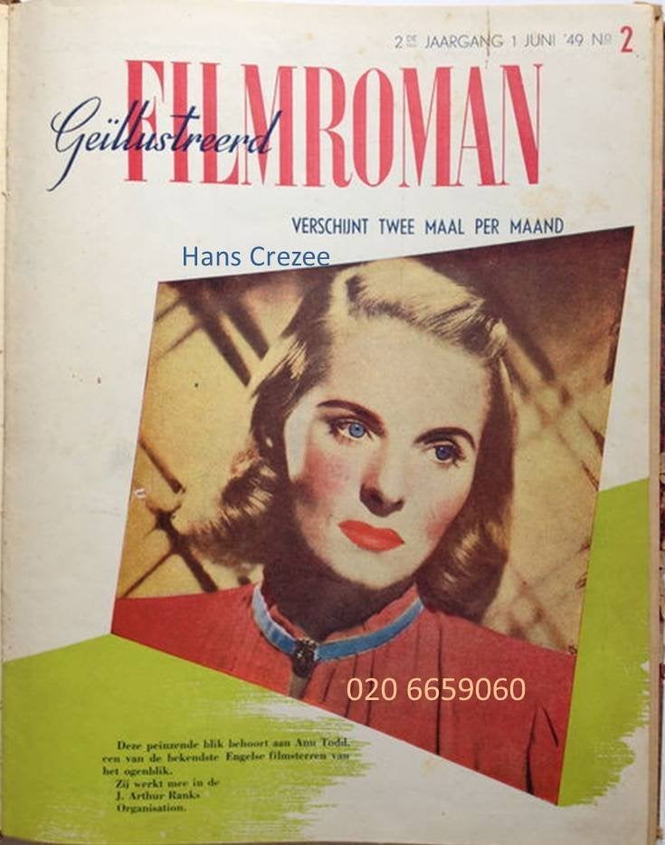zoek film tijdschrift filmroman geïllustreerd 1949 1950 1951, Ophalen of Verzenden, Gelezen, Muziek, Film of Tv