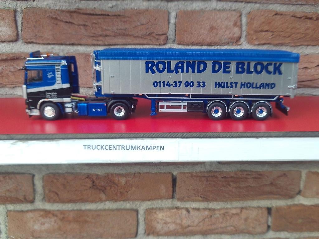 WSI  Daf  95XF  Space  Cab  van  Roland  The  Block., Ophalen of Verzenden, Nieuw, Bus of Vrachtwagen, Wsi
