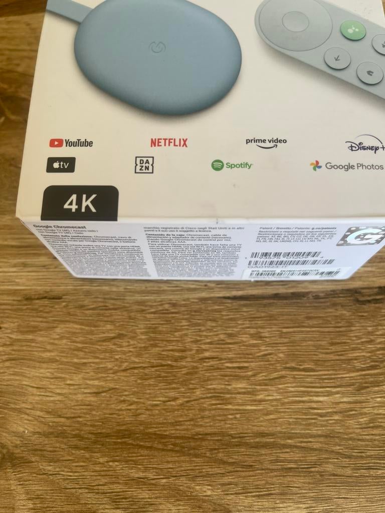 Google Chromecast 4K, Ophalen, Gebruikt, HDMI, Zonder harde schijf