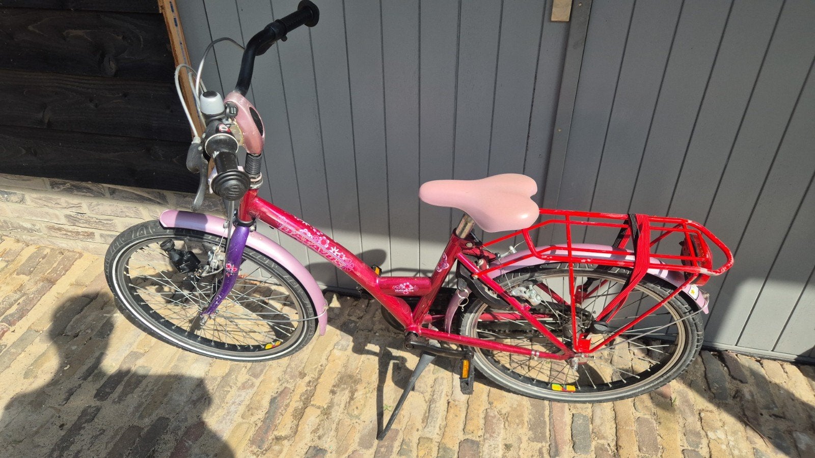 Leuke meisjesfiets 22 inch, Ophalen, Gebruikt, 22 inch