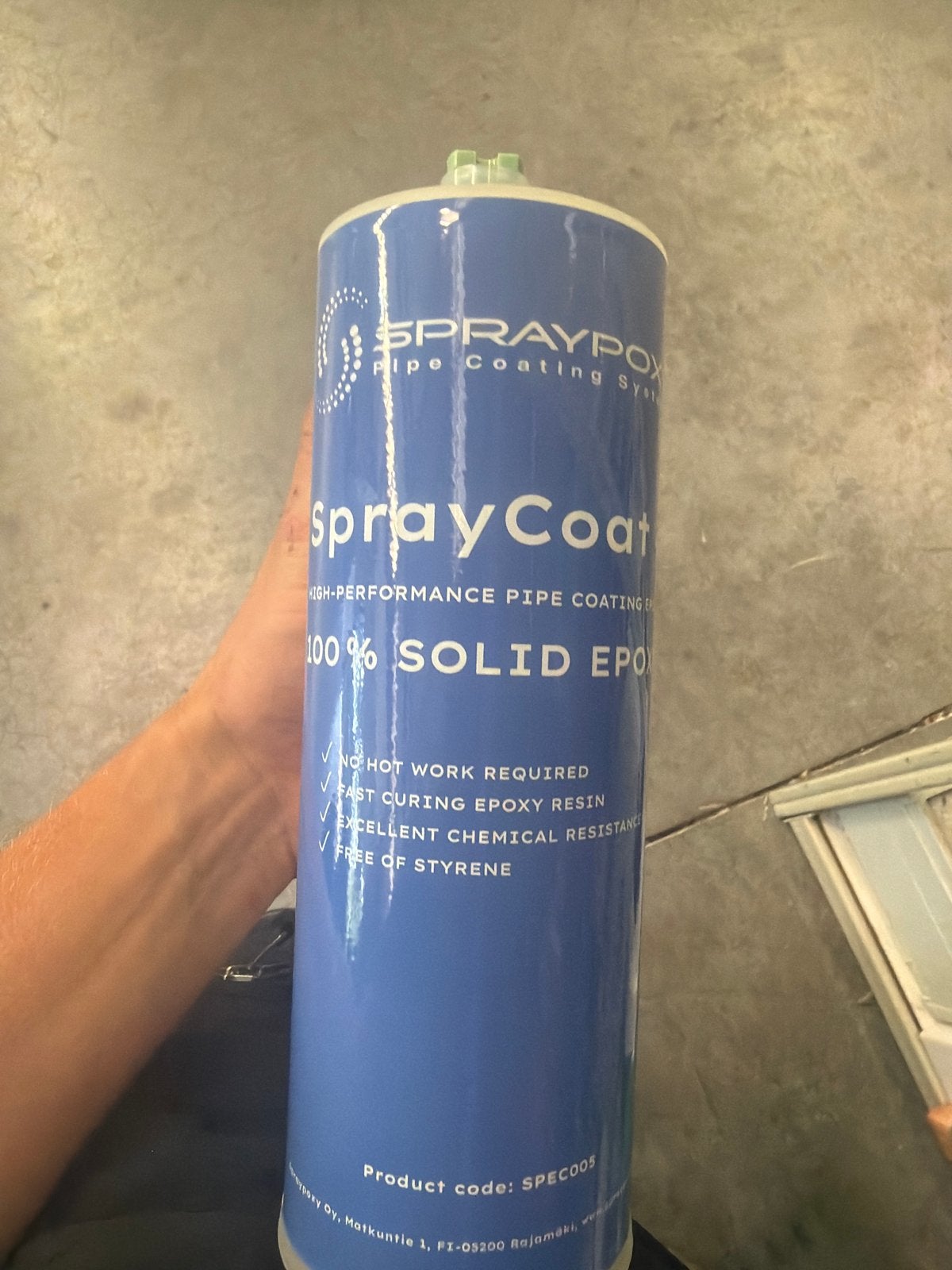 20x SprayPoxy SprayCoat Epoxy Cartridge - Nieuw, Doe-het-zelf en Verbouw, Overige kleuren, Nieuw, Ophalen of Verzenden, Lak