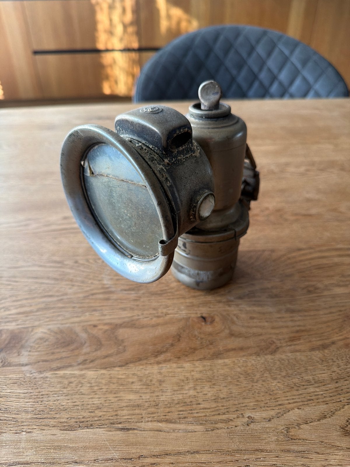 Antieke mijnlamp / karbidlamp, Ophalen of Verzenden