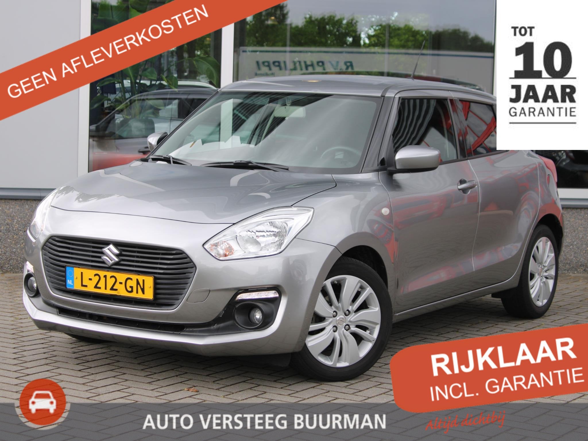 Suzuki Swift 1.2 Select Smart Hybrid Carplay/Android Auto, A, Voorwielaandrijving, 12 maanden, Stof, Gebruikt