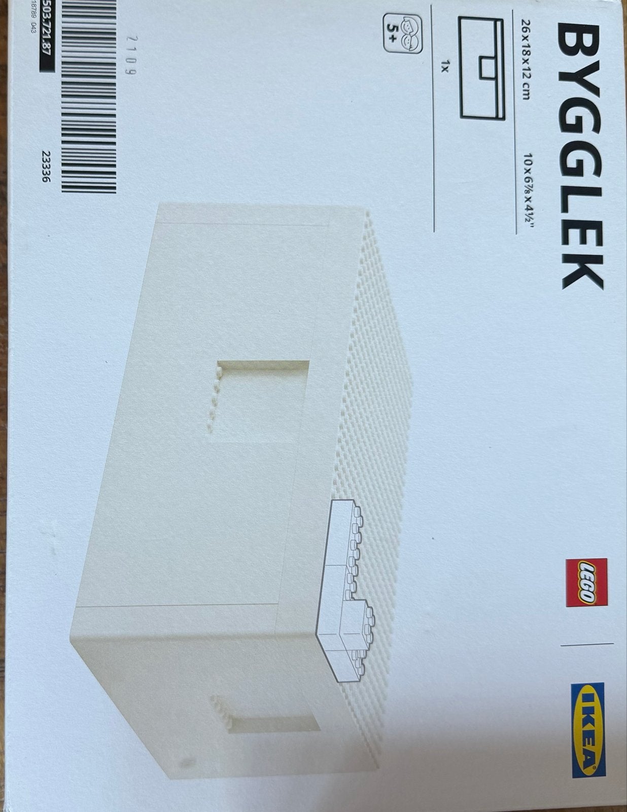LEGO BYGGLEK IKEA opbergdoos - Nieuw en geseald, Ophalen of Verzenden, Nieuw, Overige merken