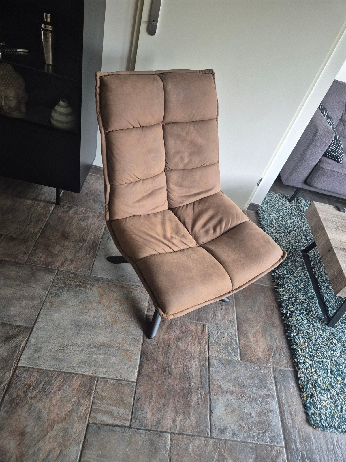 Draaistoel leen bakker, Huis en Inrichting, Fauteuils, Ophalen, Zo goed als nieuw, 50 tot 75 cm