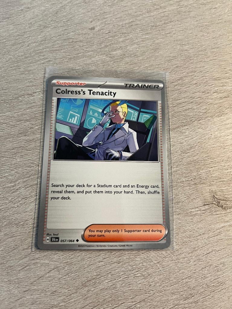 Colress's Tenacity 057064 Shrouded Fable - Pokémon Kaart, Ophalen of Verzenden, Nieuw, Losse kaart