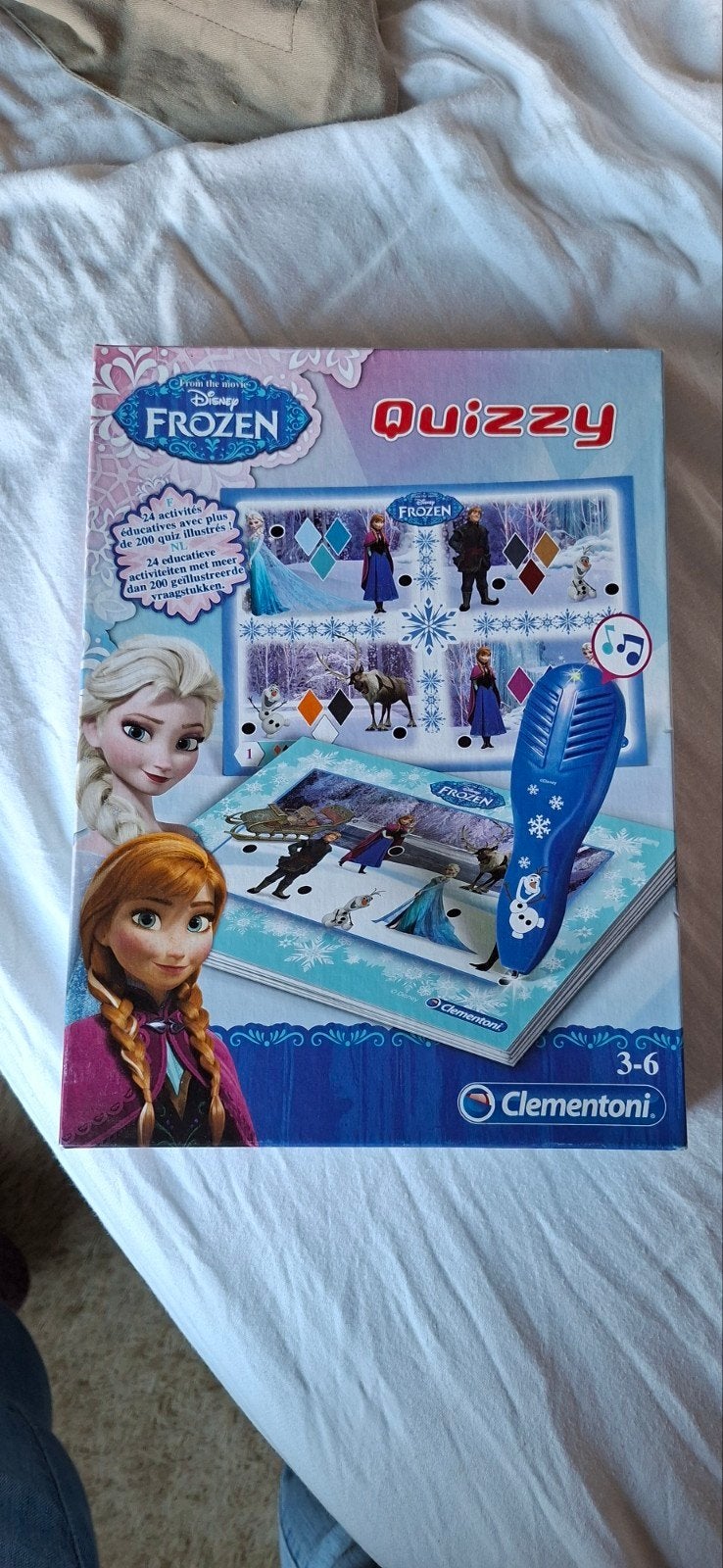 Disney Frozen Quizzy Educatief Spel - Zo goed als nieuw, Ophalen of Verzenden, Zo goed als nieuw, Jongen of Meisje
