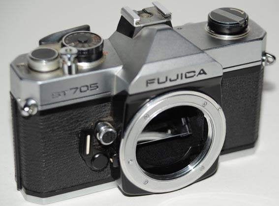 Fotocamera Analoog Fujica ST 705, Ophalen, Gebruikt, Spiegelreflex, Overige Merken
