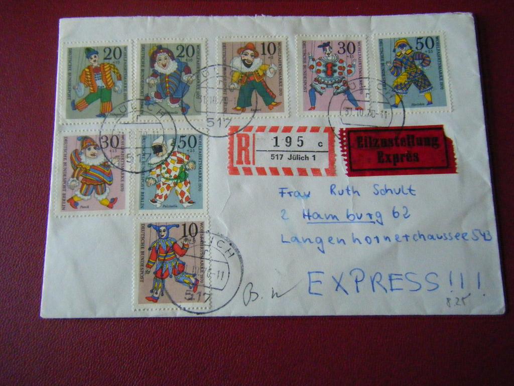 B38 - Duitsland - Envelop - 16, Postzegels en Munten, Brieven en Enveloppen | Buitenland, Ophalen of Verzenden, Envelop