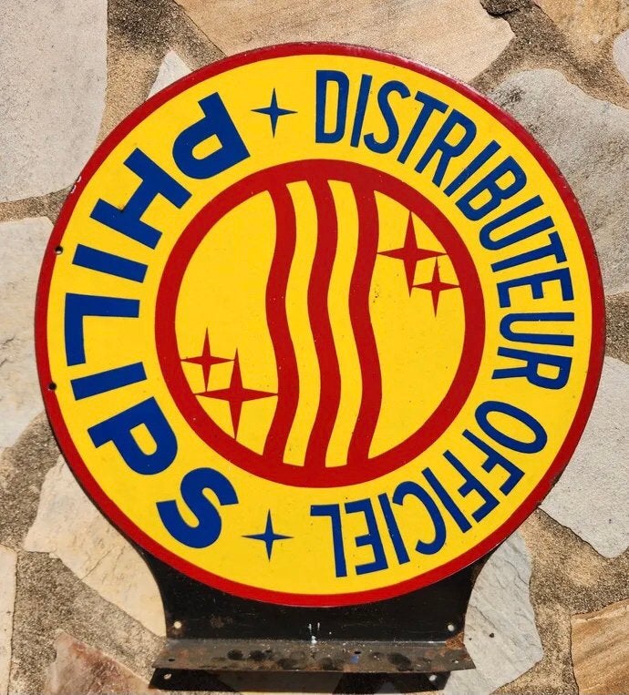 Emaille Philips, Ophalen, Gebruikt, Reclamebord
