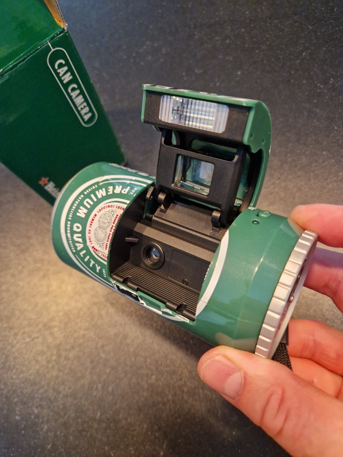 Heineken Can Camera - Compacte Camera. Collector item, Ophalen of Verzenden, Nieuw, Compact, Overige Merken
