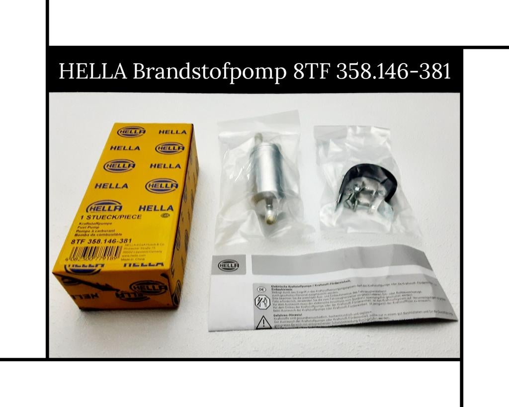 HELLA Brandstofpomp 8TF 358.146-381, Ophalen of Verzenden, Nieuw