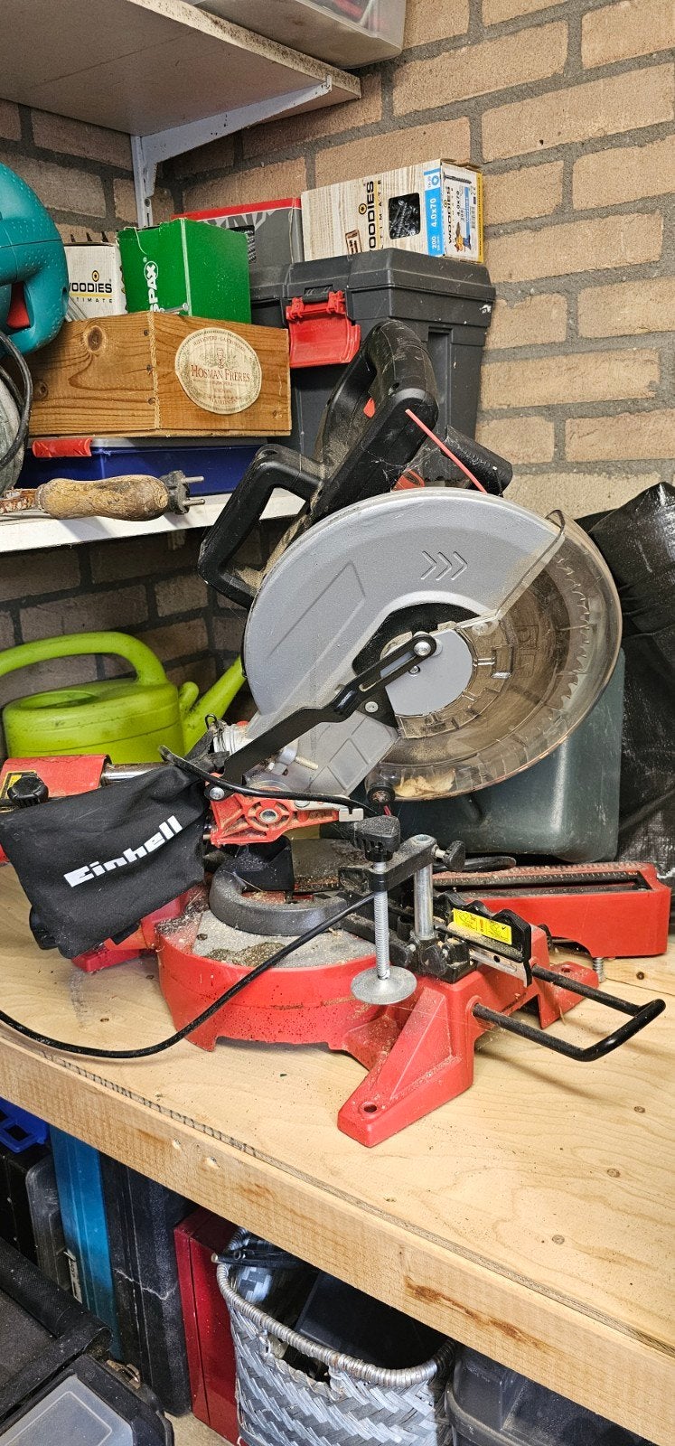 Einhell Afkortzaag - Gebruikt maar functioneel, Ophalen