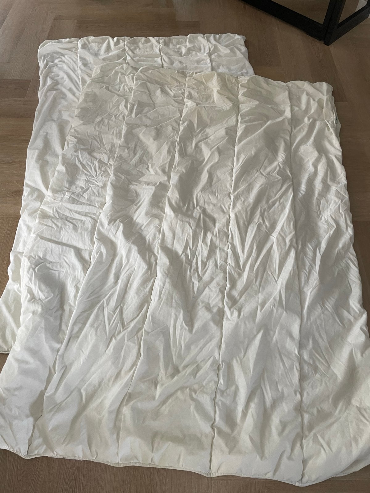 IKEA Mysa Strå dekbed - 2 stuks, Huis en Inrichting, Slaapkamer | Beddengoed, Gebruikt, Wit, Tweepersoons, Ophalen of Verzenden