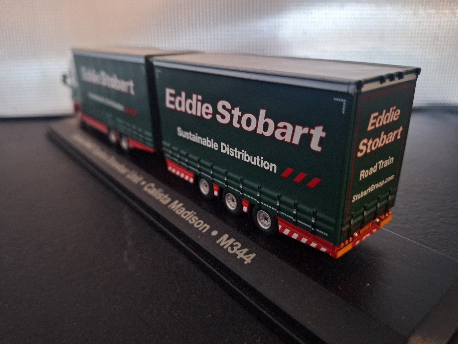 Scania R440 Draw Bar Eddie Stobart Schaal 1:76, Oxford, Ophalen of Verzenden, Bus of Vrachtwagen, Oxford