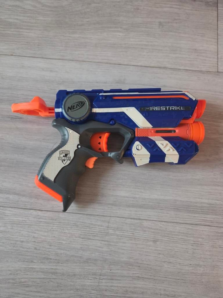 Nerf N-Strike Elite Firestrike Blaster, Ophalen of Verzenden, Gebruikt