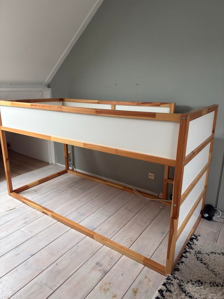 IKEA Kura omkeerbaar bed 90x200cm - Goede staat, Ophalen, 90 cm, Eenpersoons, Wit