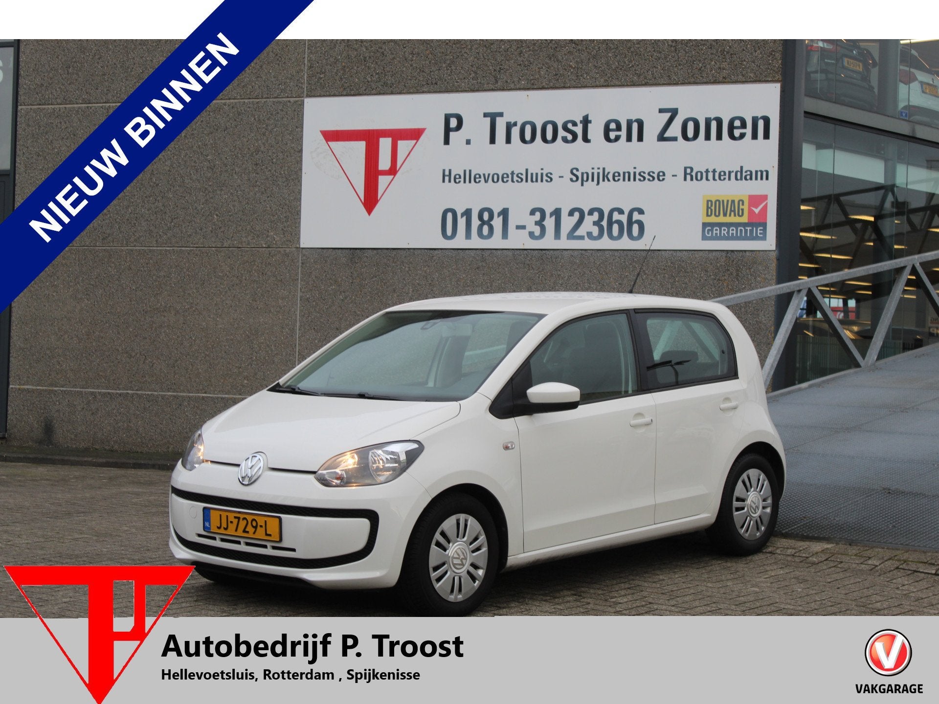 Volkswagen up! 1.0 move up! BlueMotion Airco/Ramen Elektrisc, Auto's, Voorwielaandrijving, 12 maanden, Stof, Gebruikt