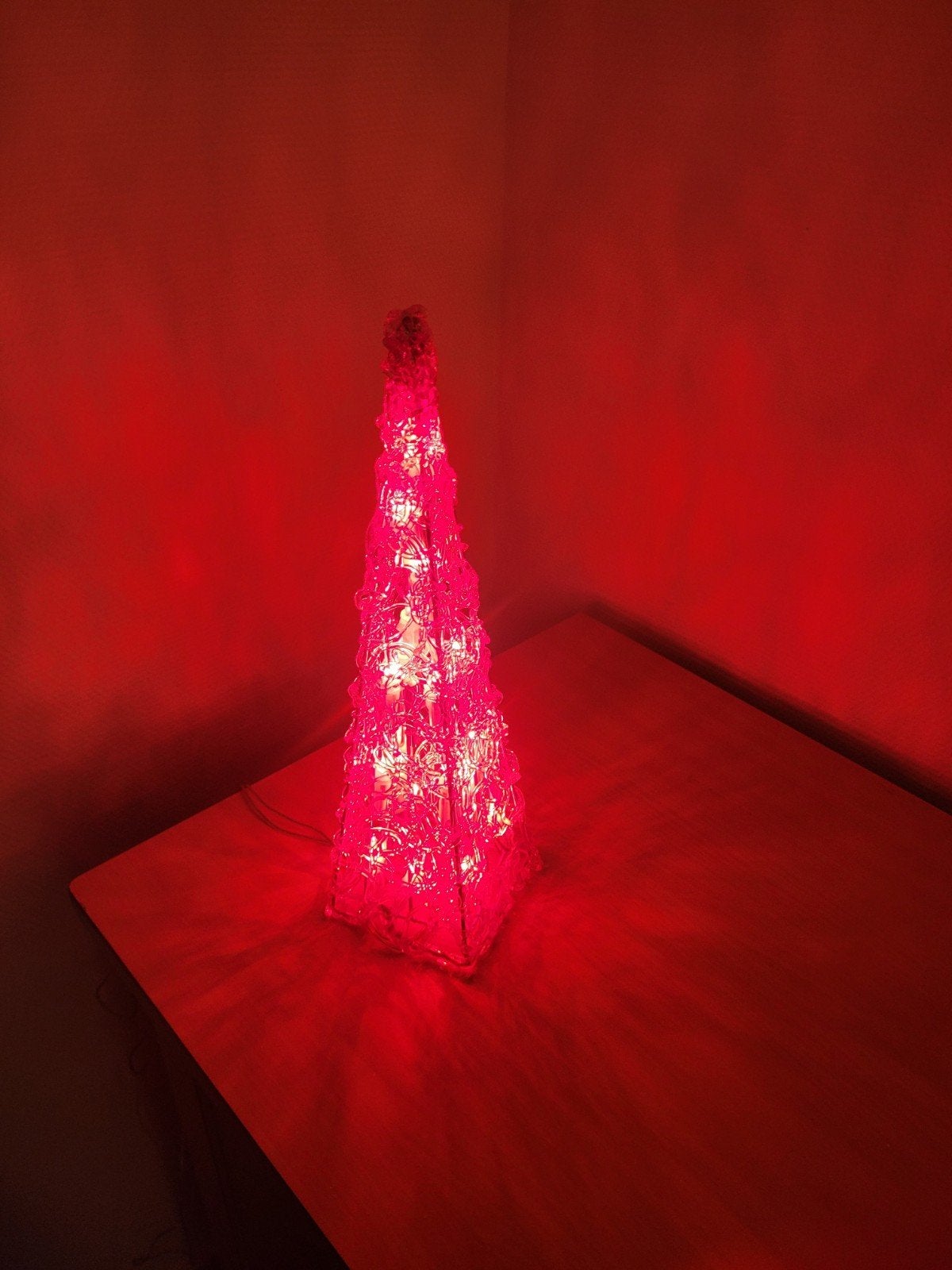Piramide lamp - Sfeervolle verlichting, Ophalen, Gebruikt, Kunststof, Modern