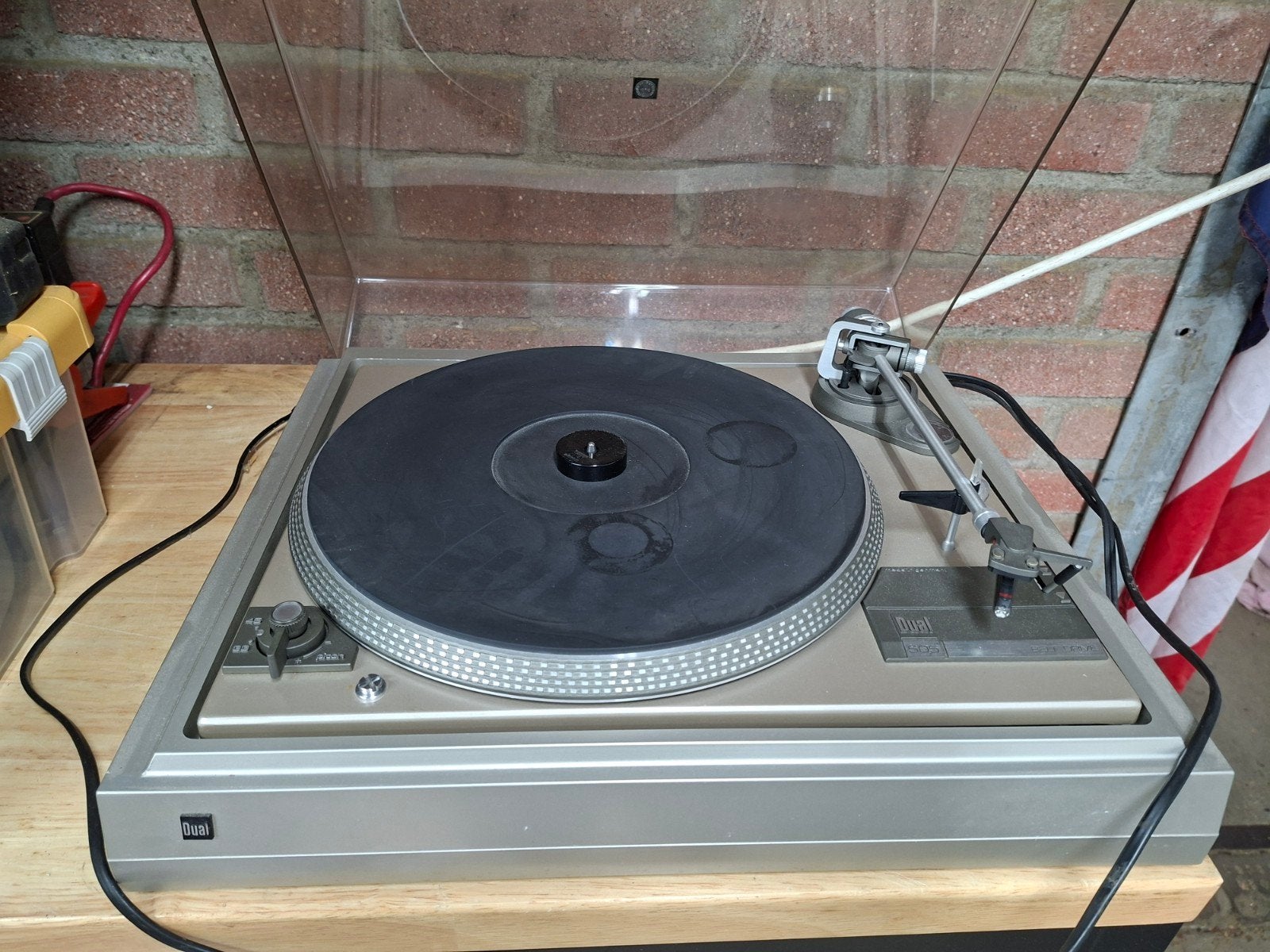 Dual 505 pick-up platenspeler, Ophalen