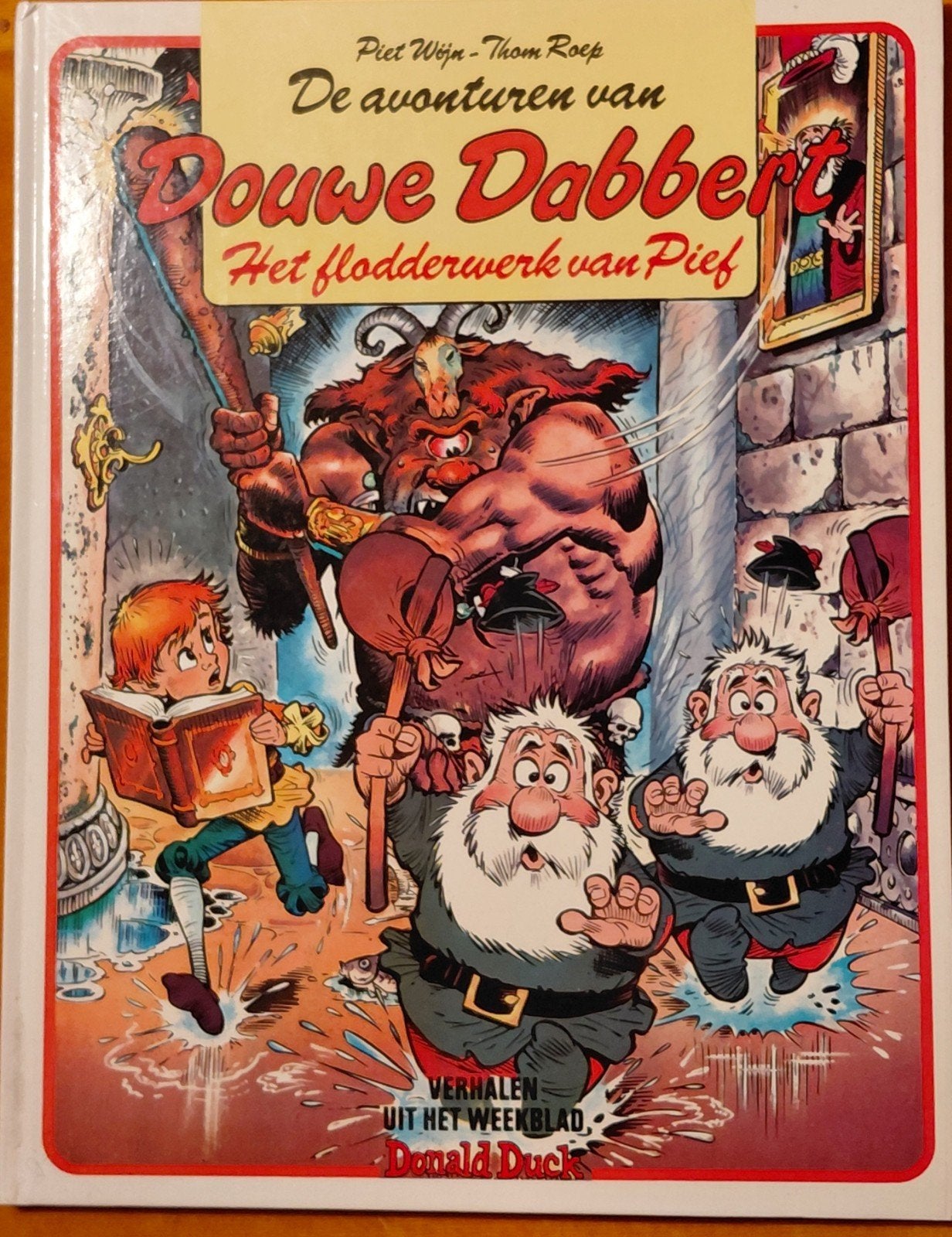 (248) Douwe Dabbert - Het flodderwerk van Pief (1984), Eén stripboek, Ophalen of Verzenden, Gelezen, Piet Wijn - Thom Roep