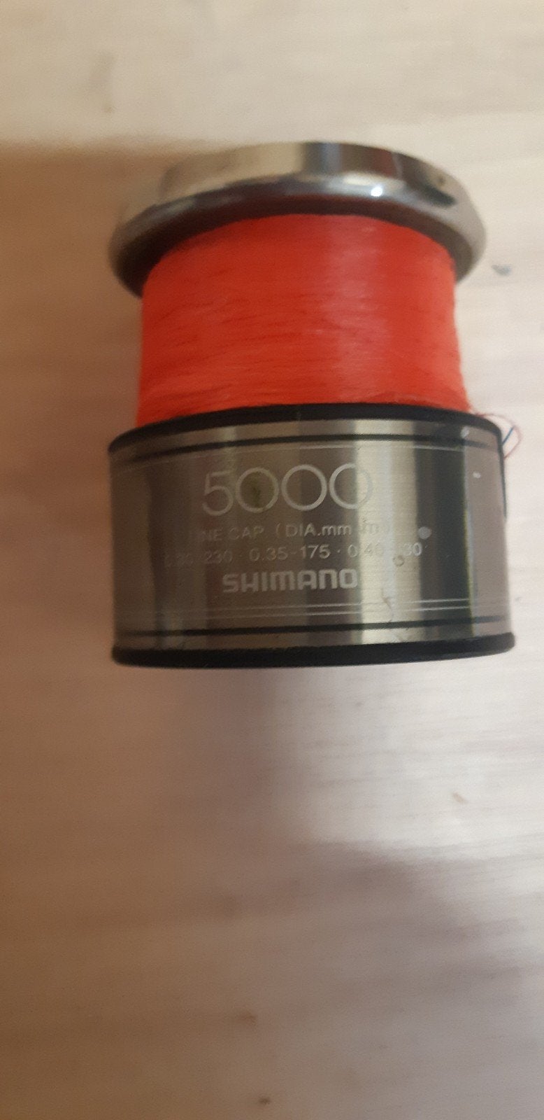 Shimano 5000 Molen Spoel met Vislijn, Watersport en Boten, Hengelsport | Algemeen, Ophalen, Molen