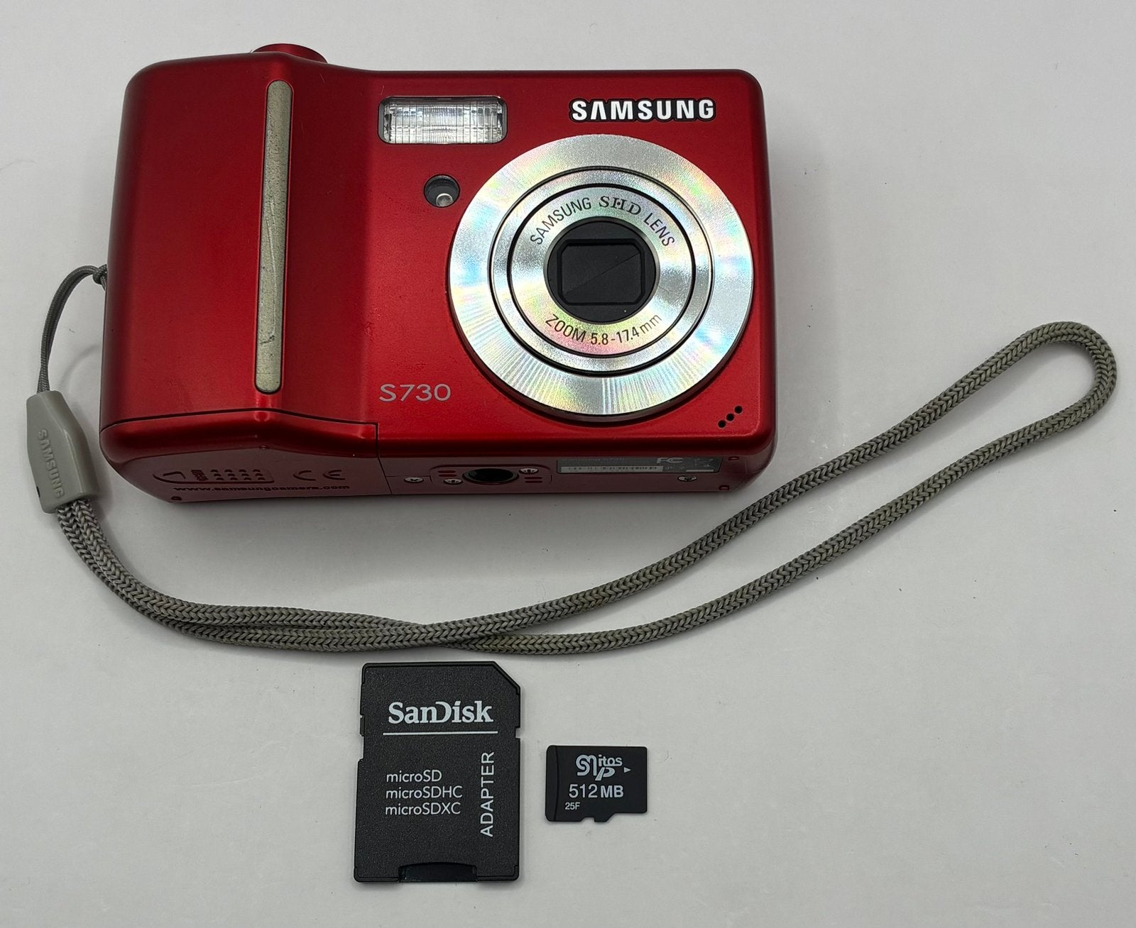 Samsung Digimax S730 - compact camera, Ophalen of Verzenden, Zo goed als nieuw, Samsung, 8 keer of meer