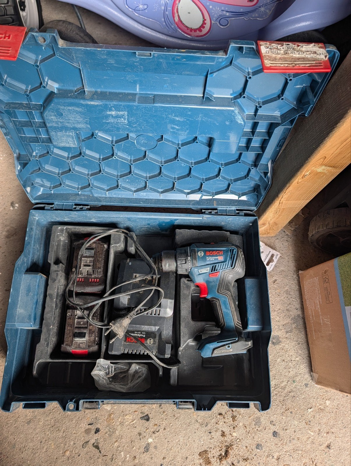 Bosch Professional GDR 18V-160 Accu Slagmoersleutel L-Boxx, 600 watt of meer, Variabele snelheid, Ophalen of Verzenden, Zo goed als nieuw