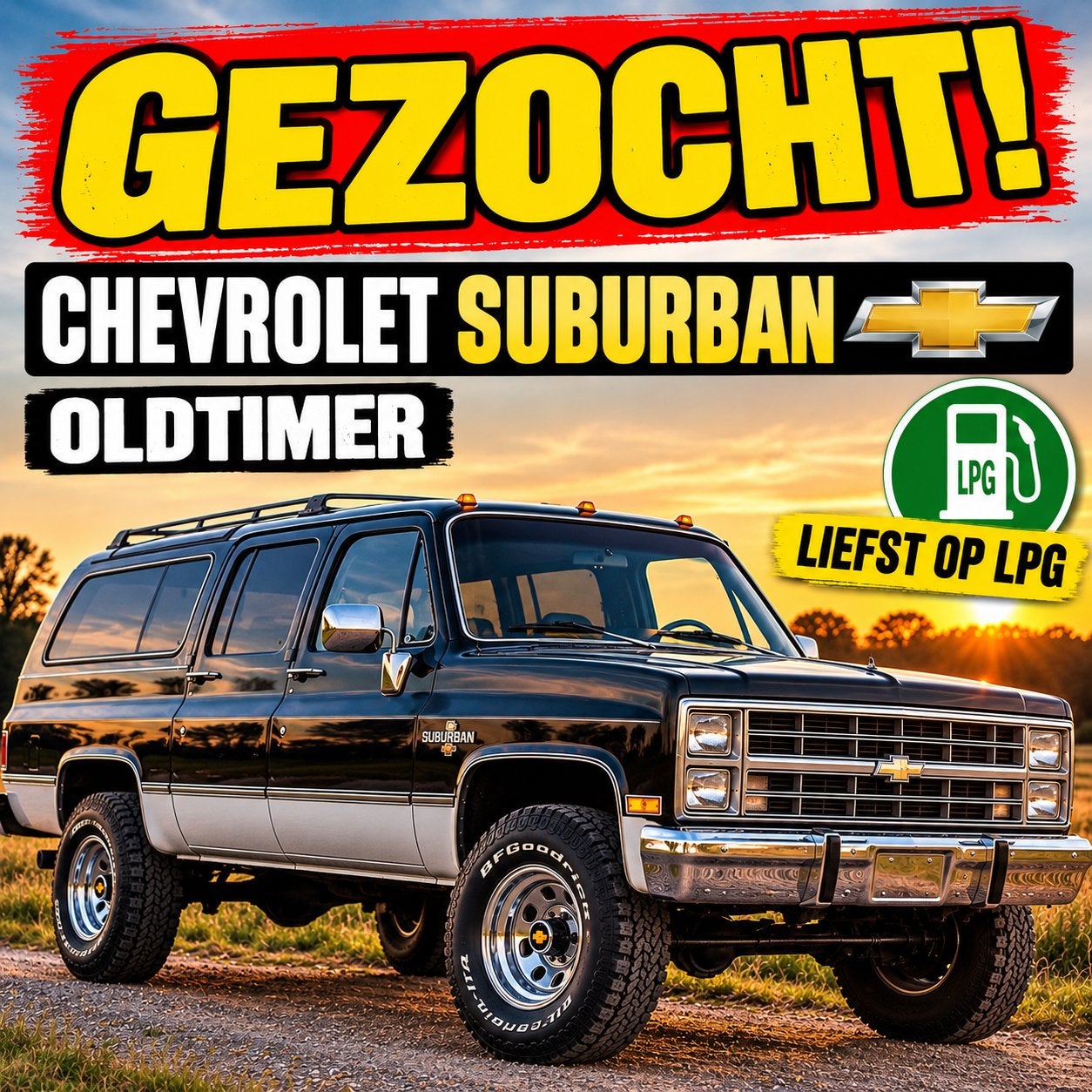 Gezocht oldtimer Chevrolet surburban, Particulier, Te koop