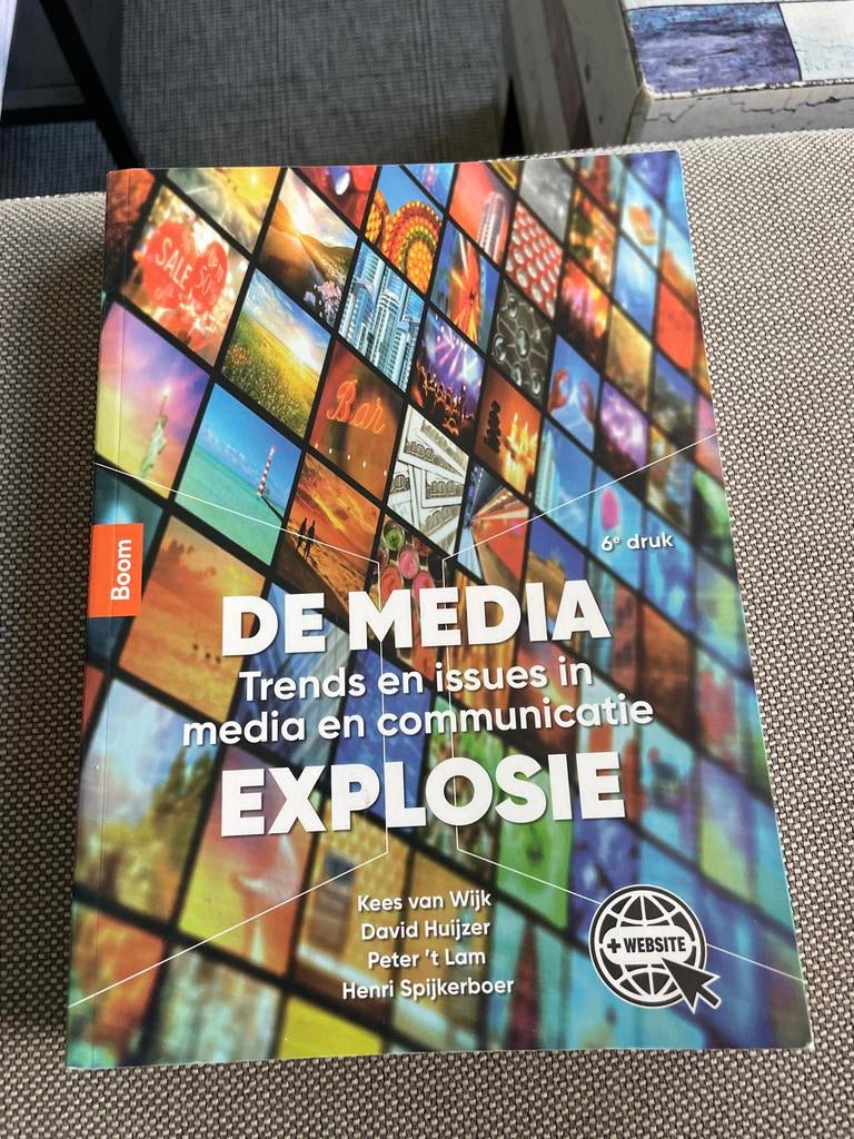 De Media Explosie - Trends en Issues in Media en Communicati, Boeken, Ophalen of Verzenden, Zo goed als nieuw, Vakgebied of Filmindustrie