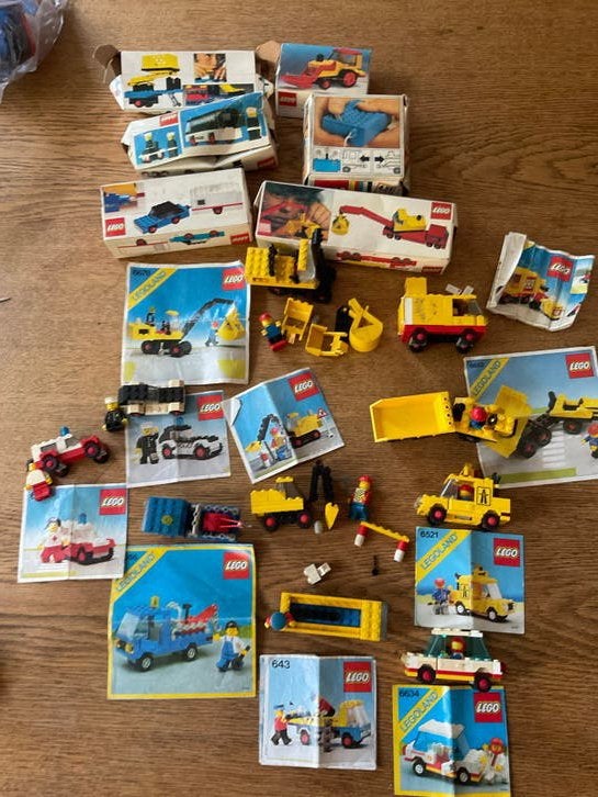 Vintage LEGO Verzameling met Beschrijvingen en lege Doosjes, Kinderen en Baby's, Speelgoed | Duplo en Lego, Gebruikt, Lego, Ophalen of Verzenden