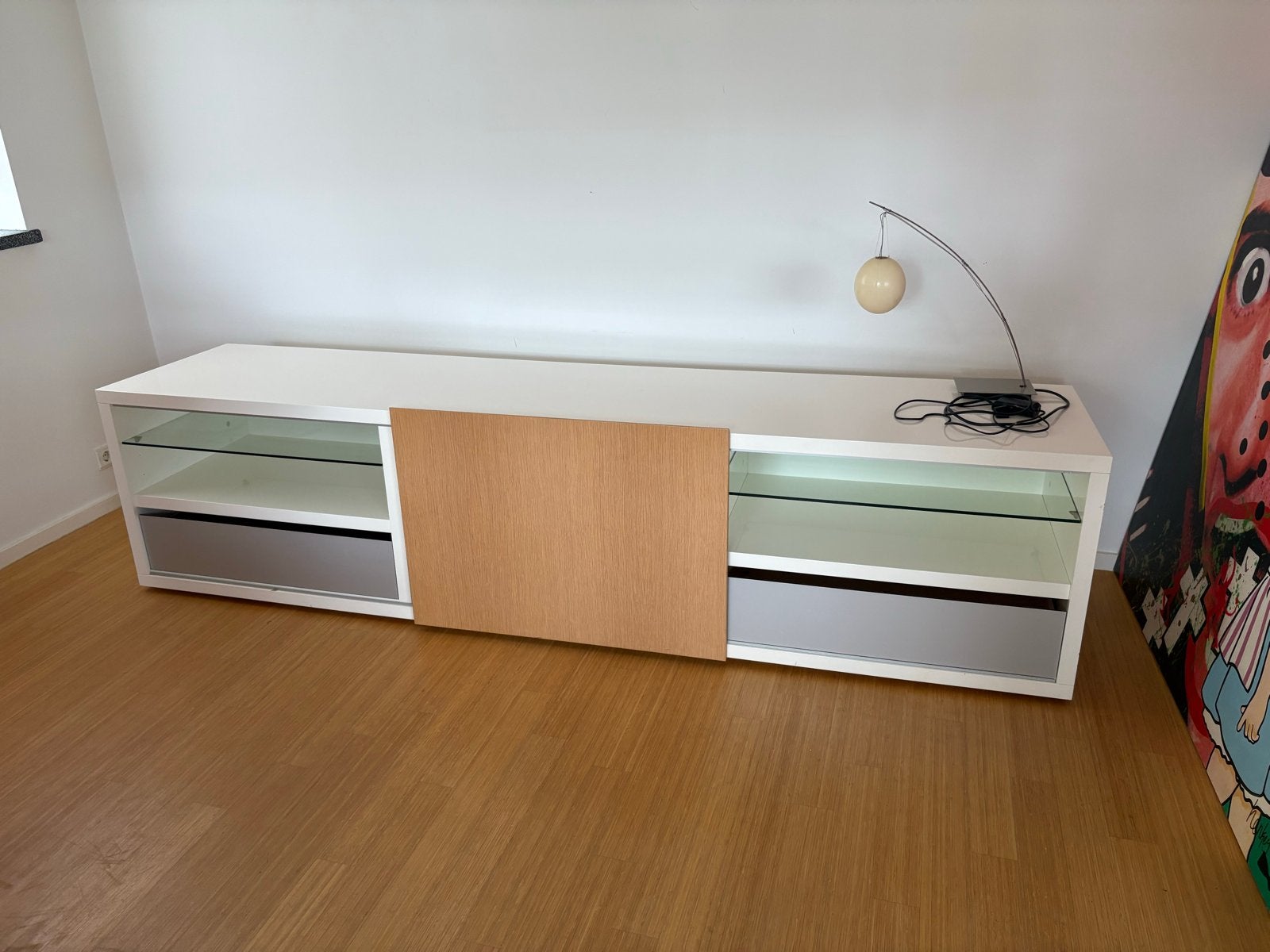 Design Dressoir (vermoedelijk Pastoe) - 275x65x60 cm, Huis en Inrichting, Ophalen, Gebruikt, 200 cm of meer, Minder dan 100 cm