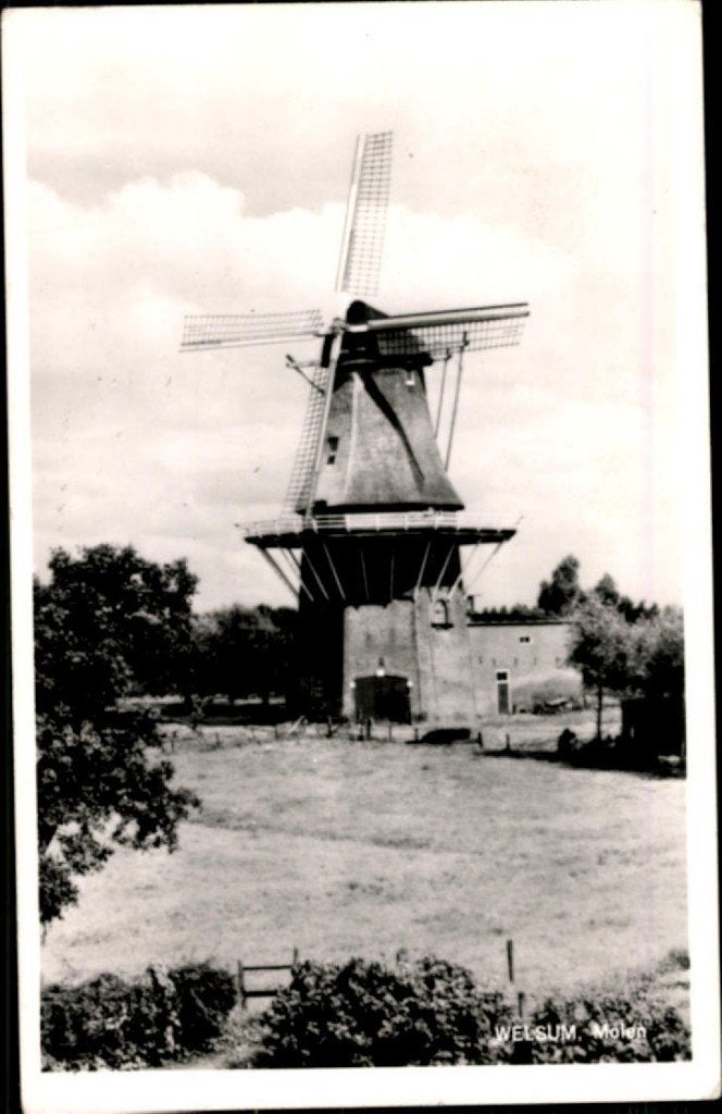 Welsum KVR03 334 Gezicht op de Molen, Ophalen of Verzenden, 1980 tot heden, Gelopen, Overijssel