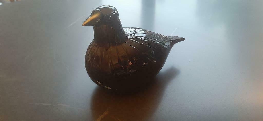 Originele Iittala Bird - Birds by Toikka - Moshoen vogel, Ophalen of Verzenden, Beeld, Glas, Gesigneerd