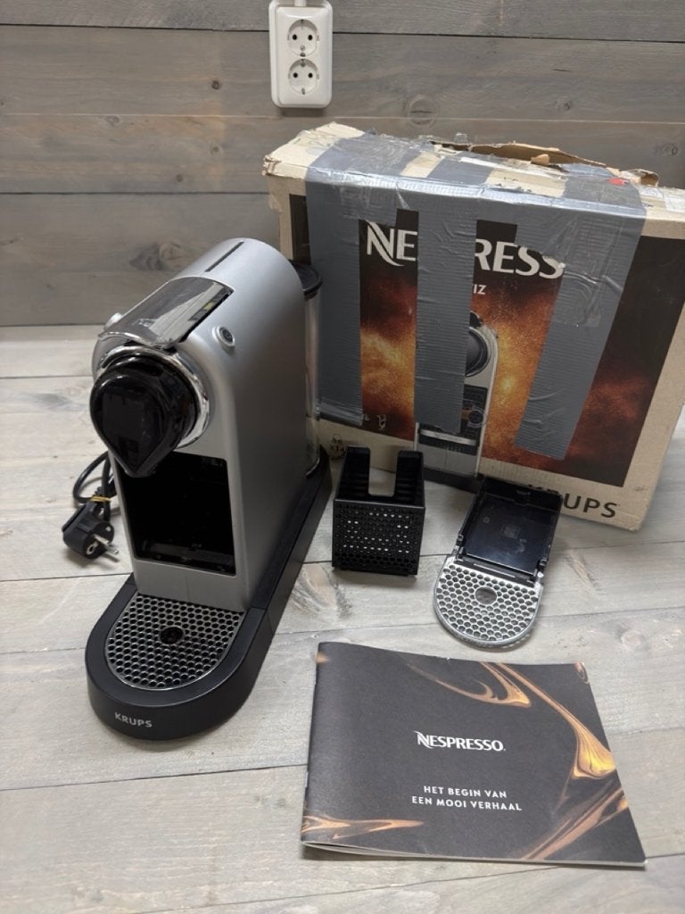 KRUPS NESPRESSO CITIZ XN741B10 Silver, Witgoed en Apparatuur, N.v.t., N.v.t., Nieuw, Ophalen of Verzenden