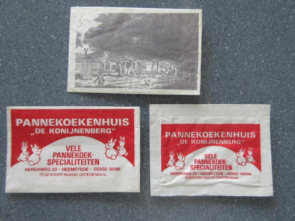 2 x Heemstede, pannekoekenhuis De Konijnenberg, Verzenden, Nederland