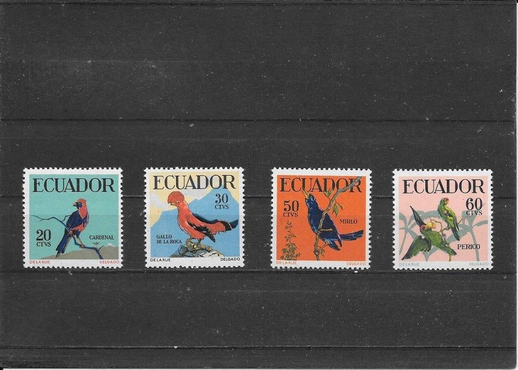 Ecuador vogels, Ophalen of Verzenden, Postfris, Zuid-Amerika