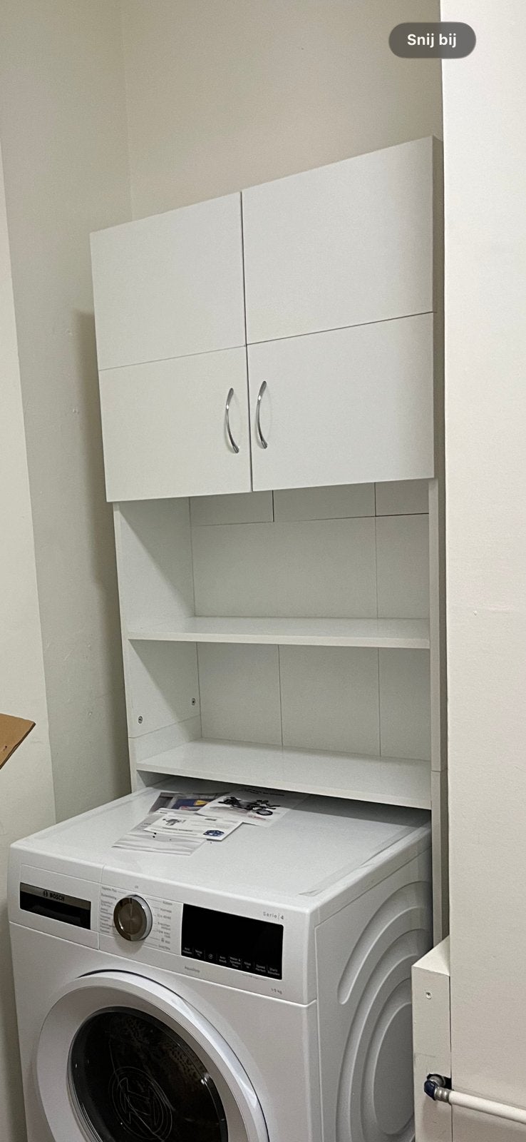 Wasmachine kast, Ophalen, Zo goed als nieuw, 25 tot 50 cm, 50 tot 100 cm