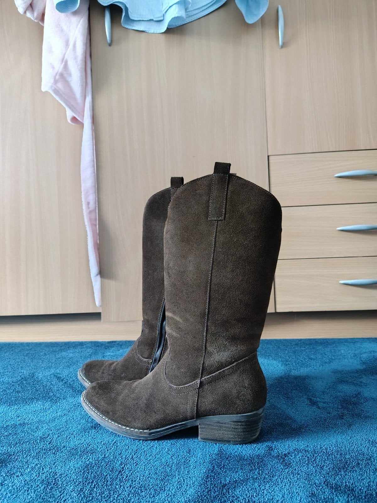 Cowboylaarzen donkerbruin, Hoge laarzen, Harper, Bruin, Verzenden