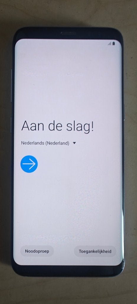 Samsung Galaxy S8 64GB - Werkt goed - Achterkant gebarsten, Telecommunicatie, Gebruikt, Overige modellen, Blauw, Touchscreen