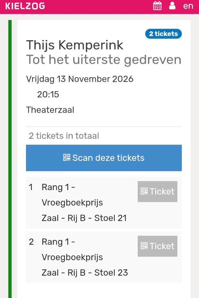 Thijs Kemperink Het Kielzog Hoogezand, Twee personen, November
