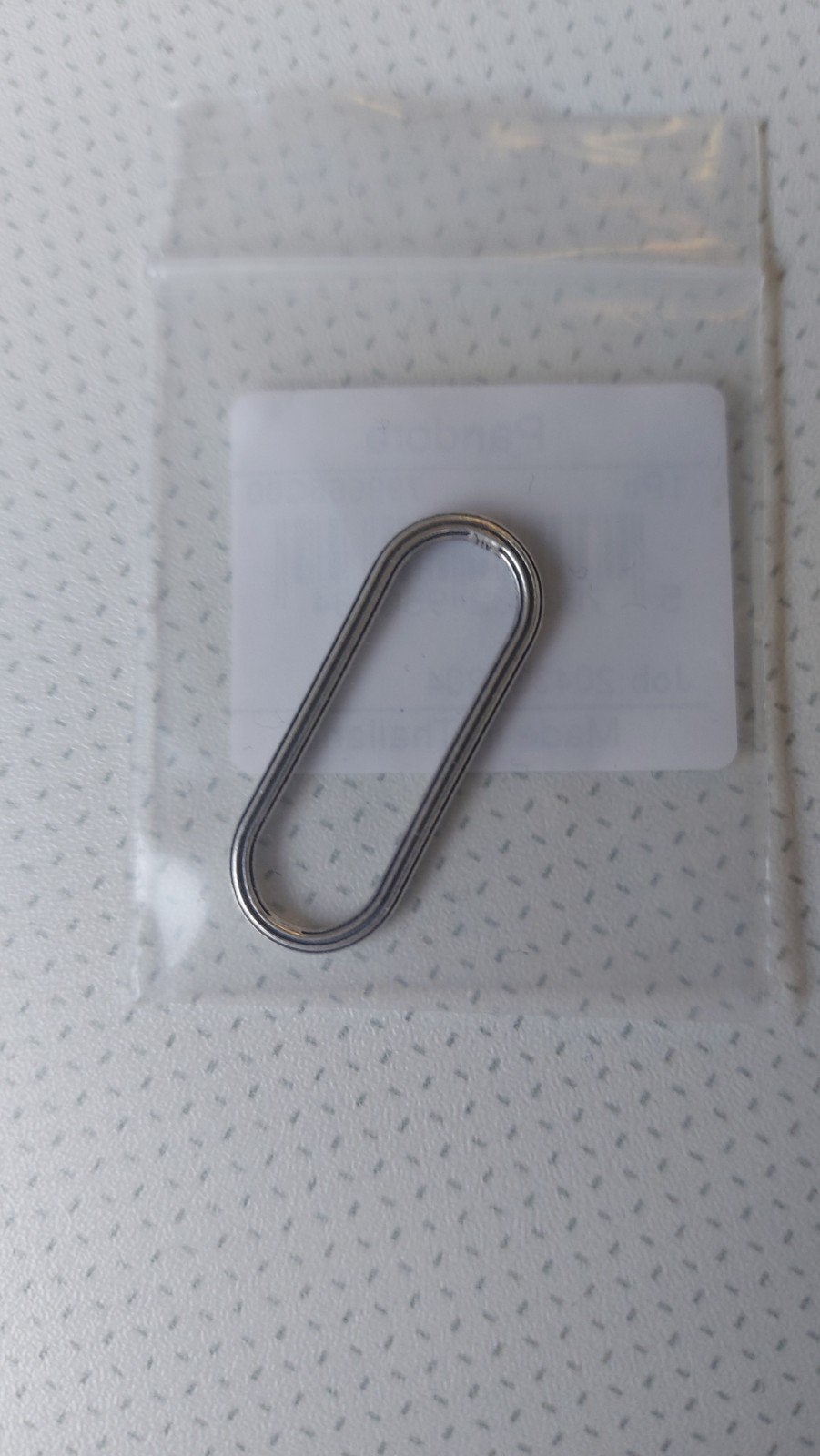 Originele Pandora Me bedel grote zilveren schakel, Ophalen of Verzenden, Nieuw, Zilver, Pandora