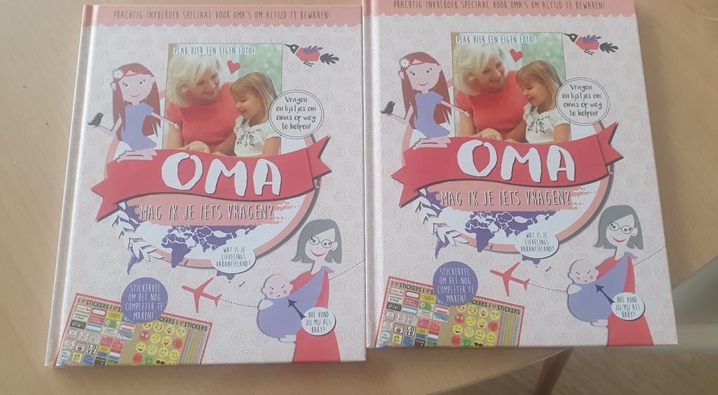 Invulboeken van Oma aan kleinkind., Boeken, Ophalen of Verzenden, Nieuw