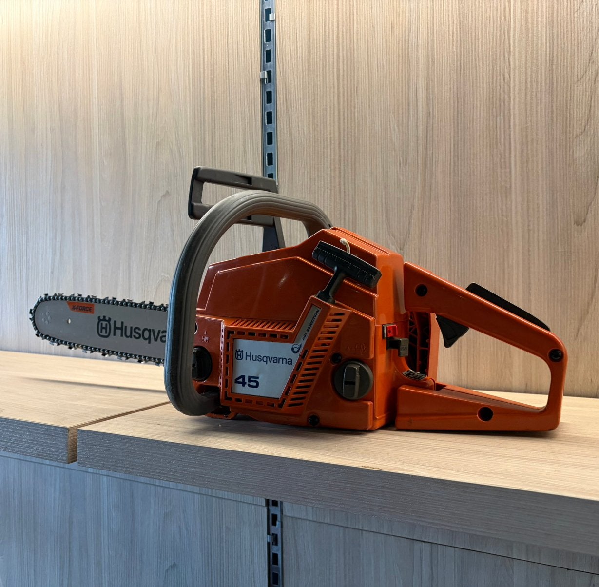 Husqvarna 45 kettingzaag (NIEUWSTAAT/1998), Tuin en Terras, Ophalen, Zo goed als nieuw, Overige soorten