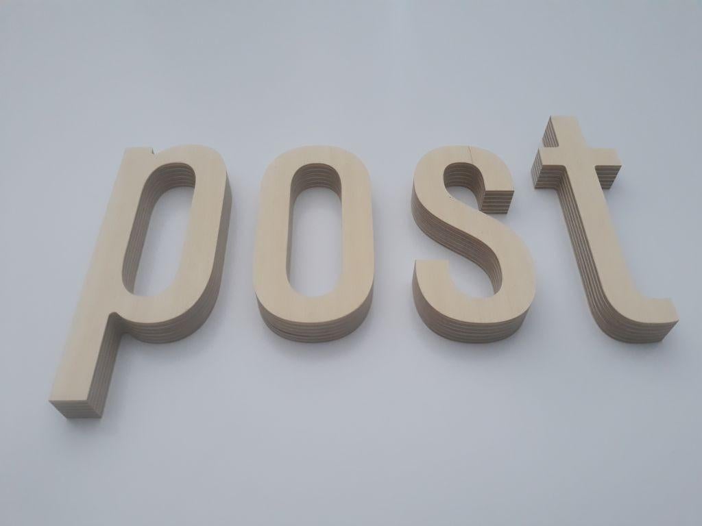 Berken multiplex letters, Ophalen of Verzenden, Nieuw, Overige typen