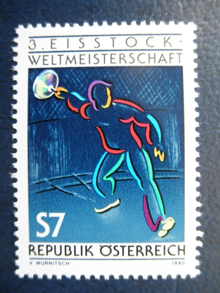 Postzegels Oostenrijk 1990 curling - cw. 1,10 postfris., Ophalen of Verzenden, Postfris