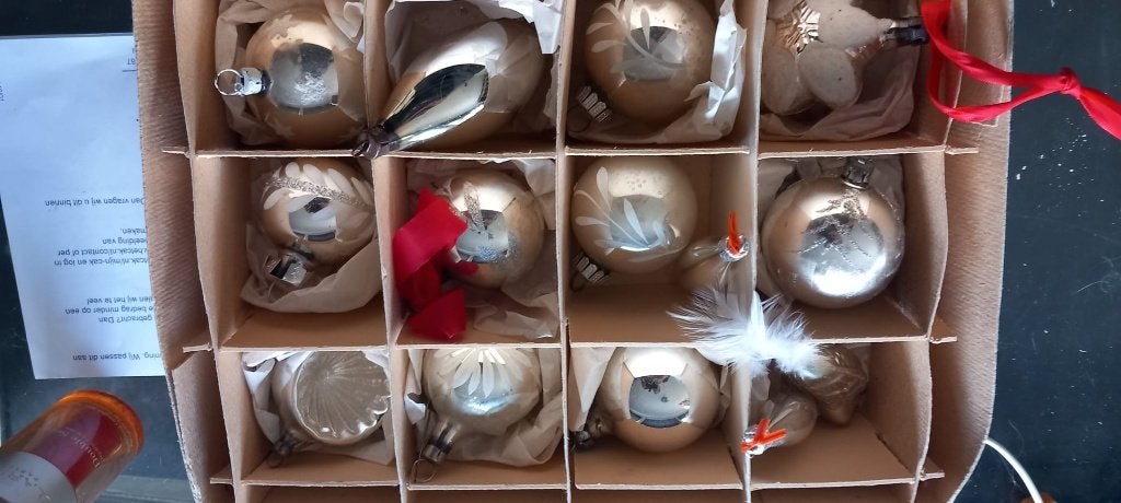 oude  kerstballen, Diversen, Ophalen of Verzenden